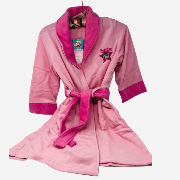 NEW GIRL THING Pink Robe, Slippers & Night Light - Picture 2 of 12